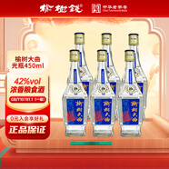 榆樹錢 榆樹大曲白酒光瓶酒42度濃香糧食酒東北吉林特產(chǎn)家鄉(xiāng)酒 42%vol 450mL 6瓶