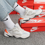 耐克（NIKE）休閑鞋女鞋2025秋季新款運動鞋M2K Tekno老爹鞋跑步鞋 AO3108-001米白橙 38.5