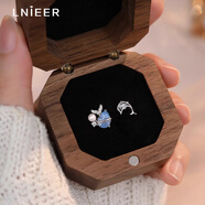 LnieerS925銀藍色海豚耳釘女小眾設計高級不對稱(chēng)耳環(huán)2025養耳洞爆款耳飾 【S925銀】藍色不對稱(chēng)海豚耳釘