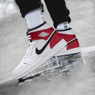 耐克（NIKE）男女鞋 Air Jordan1 AJ1 黑藍扣碎男女鞋板鞋籃球鞋 554724-554725-116芝加哥 43