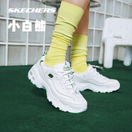 斯凱奇小白熊|透氣情侶增高厚底百搭小白鞋女復(fù)古休閑老爹鞋男運(yùn)動(dòng)鞋