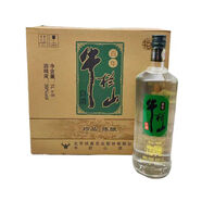 牛欄山二鍋頭珍品陳釀39度1L裝銀牛1000ml*6瓶整箱裝 整箱裝