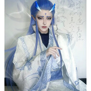 玩家小將敖丙cos服全套哪吒cos服魔童周邊cosplay服全套表演兒童成人古裝 敖丙服裝五件套（+耳朵眉心貼） 兒童身高：130