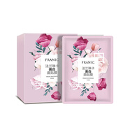 法蘭琳卡（FRANIC）法蘭琳卡美白面貼膜玫瑰美白補(bǔ)水保濕去黃提亮膚色 30片