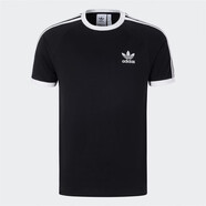 三葉草（Adidas）阿迪達斯ADIDAS 三葉草短袖男運動(dòng)針織上衣KB2459 黑色 3XL 