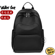 Walker Shop【2025年新款】雙肩包男輕便背包商務休閑電腦包旅行書包男 黑色