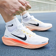 耐克（NIKE）跑鞋男鞋 25夏新款運(yùn)動(dòng)鞋飛馬41氣墊鞋緩震網(wǎng)面透氣休閑鞋跑步鞋 飛馬41/ZOOM緩震/白/龍紅 40 (內(nèi)長(zhǎng)250mm)