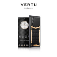 VERTU【咨詢可回收、置換、驗真?zhèn)巍客D緯圖官方奢品手機META雙曲屏AI手機全網(wǎng)通5G高端商務(wù)隱私加密 玄鐵黑鱷魚皮黃金鑲鉆（定金） 12G+512G