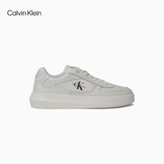 Calvin KleinJeans【明星同款】25春夏新款男士ck厚底運(yùn)動(dòng)板鞋禮物YM01327 0K4-月光白 43