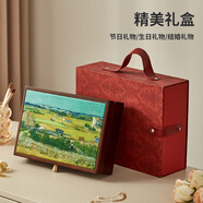 初心實木首飾盒收納盒高檔精致手鐲項鏈戒指黃金飾品盒新婚訂婚禮物