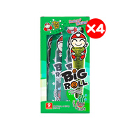 老板仔泰國(guó)進(jìn)口BIG ROLL經(jīng)典香脆海苔卷27g兒童紫菜卷盒休閑零食 【4盒36條】原味27g*4