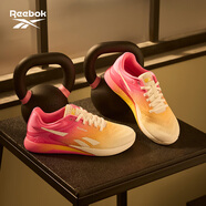 銳步銳步官方25春季新款男女運動(dòng)休閑健身舒適NANO X5綜合訓練鞋 100209375 女款/粉/白 37.5 /W