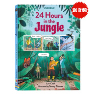 Usborne出品 探險的24小時(shí)8冊套裝 英文原版 24 Hours in the Jungle/Antarctica 精裝全彩科普漫畫(huà)繪本 少兒英文課外閱讀故事書(shū) 送音頻 在叢林的24小時(shí)