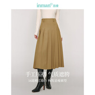 茵曼（INMAN）毛衣女蝴蝶結針織開(kāi)衫2025春秋節女裝新款荷葉袖氣質(zhì)外套 卡其色-半身裙 18438095 常規 S