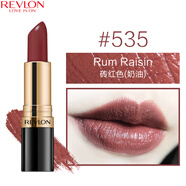 露華濃（Revlon）麗采保濕滋潤(rùn)唇膏女士啞光黑管口紅女士不掉色美妝化妝品女彩妝 535#磚紅色（奶油質(zhì)地）