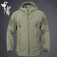 甲胄TAD風(fēng)衣迷彩服加絨風(fēng)衣秋冬歐美風(fēng)格男裝外套防風(fēng)防水 黑色 XXS s