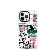 EMO OFF莎莎EMOOFF原創(chuàng)熊貓適用蘋果16promax磁吸手機(jī)殼全包防摔iPhone16 熊貓工廠磁吸殼 iPhone16