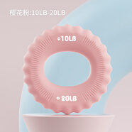 法·瑪莎 FAV MARTHA德國品質(zhì)握力器硅膠握力圈握力器男女練手力兒童學(xué)生握力器 款雙力度粉色(10/20磅)