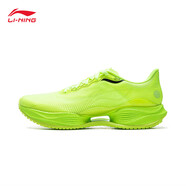 李寧（LI-NING）超輕22跑鞋耐磨輕質(zhì)穩(wěn)定透氣跑步鞋男25新年運動鞋 熒光黃綠-5 41