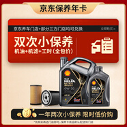 殼牌（Shell）保養年卡兩次 含機油機濾工時(shí)都市光影0W-20 SP 5L
