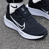 耐克（NIKE）官方艦店男鞋 秋季新款慢跑鞋網(wǎng)面緩震運動(dòng)鞋透氣跑步鞋子男 黑白/Quest6/專(zhuān)柜正品 43 /275/9.5