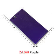 通用適配索尼Xperia Z L36H Z1 L39H Z1mini機殼 電池蓋后殼后蓋 Z L36H紫色