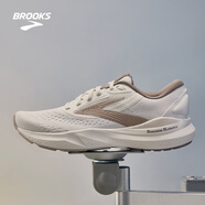 布魯克斯（BROOKS）女子追嵐24伯克希爾哈撒韋聯(lián)名支撐跑鞋 椰奶色/白色/浮木棕 37.5