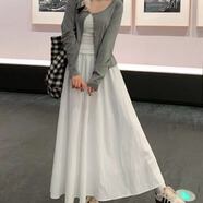 妙奕嘉白色裙子女裝2025春季半身裙女長裙a字蛋糕裙小個子百褶裙花苞裙 白色 傘狀半身裙 S 【有內(nèi)襯】