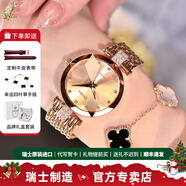 左微沙（JOWISSA）瑞士手表女士腕表簡(jiǎn)約時(shí)尚瑞表防水輕奢原裝進(jìn)口生日禮物送禮 玫瑰金色表盤29.5mm-J5.773.M