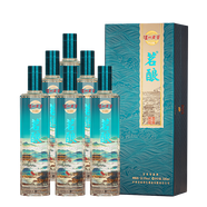 瀘州老窖【酒廠直供】茗釀商務(wù)宴請禮盒露酒茗釀酒 禮物 送長輩白酒 500ml 50.8度 500mL 6瓶 （茶香型茗釀508