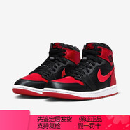 耐克（NIKE）Jordan 1 AJ1黑紅絲綢中幫籃球鞋F(xiàn)D4810-061 FD48100 38