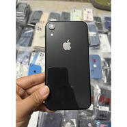 i蘋(píng)果XR原裝拆機后蓋 原裝拆機殼 中框后蓋玻璃一體殼  原拆 黑色國行9成新 玻璃輕微劃痕 中