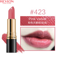 露華濃（Revlon）麗采保濕滋潤唇膏女士啞光黑管口紅女士不掉色美妝化妝品女彩妝 423#粉色天鵝絨（奶油質(zhì)地）