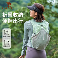 駱駝（CAMEL）皮膚包戶(hù)外騎行背包跑步運(yùn)動(dòng)雙肩包輕便可折疊男女爬山登山包