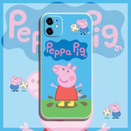 旭杉斯小豬佩奇iPhone13手機殼蘋(píng)果11pro卡通手機殼一加9pro華為暢享20 主圖款 其他型號拍此項聯(lián)系客服留
