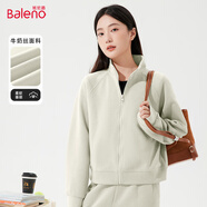 班尼路（Baleno）星空棉立領(lǐng)短款開衫外套女2025年春秋季新款潮流時尚休閑女裝上衣