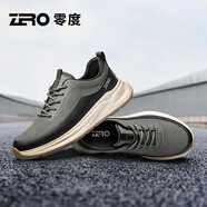 零度ZRO男鞋2025秋季新款網(wǎng)面透氣沖孔休閑鞋戶外輕盈舒適軟底運(yùn)動(dòng)鞋 黑色 【標(biāo)準(zhǔn)皮鞋碼】 38