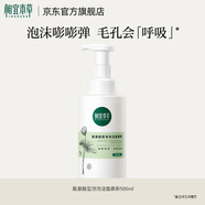 相宜本草氨基酸型泡泡潔面洗面奶清爽肌膚男女學(xué)生七夕送老婆女友禮物 1瓶 500g
