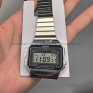 卡西歐（CASIO）方形小金表A168WGG-1A/1B:A159WA-N1潮流數(shù)字手表:A158WA-1 A700W-1A