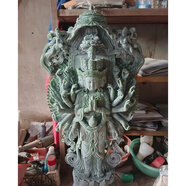 漢白玉坐像立像觀音菩薩家用寺廟擺件曲陽(yáng)石雕 可根據(jù)客戶需要定制石材顏色