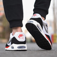 耐克（NIKE）官方艦店男鞋夏季新款運(yùn)動(dòng)鞋AIR MAX氣墊緩震耐磨休閑鞋跑步鞋 511416-104/黑白紅 44