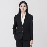 特洛曼職業(yè)裝女裝套裝西裝外套女長(cháng)袖兩?？勖鉅C正裝面試OL西服