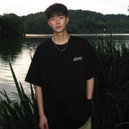 HKPK美式潮牌短袖T恤男夏季oversize重磅正肩體恤青少年半袖tee衫 T207黑色 XL 【130-145斤】
