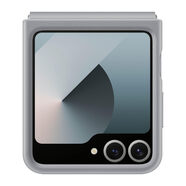 SAMSUNG Galaxy Z Flip 6 Kindsuit 手機(jī)殼 皮革保護(hù) 鉸鏈保護(hù) 灰色