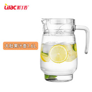 紫丁香（Lilac）紫丁香冰箱大肚冷水壺玻璃水壺家用涼水壺果汁壺 1.6L GY16（