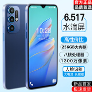 天語(yǔ)Y9 全新256G超薄八核智能手機學(xué)生價(jià)便宜大屏百元機長(cháng)續航老人老年備用機游戲電競 藍色 8核+256GB