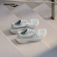 SAUCONY索康尼火鳥4緩震舒適跑鞋 男女鞋戶外通勤耐磨防滑透氣訓(xùn)練慢跑鞋 淺灰-情侶款-S28242-2 42.5 偏小,請買大半碼