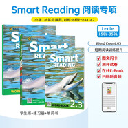 原版進(jìn)口新版smart reading 2.3級(jí)別學(xué)生教材 少兒英語閱讀啟蒙 小學(xué)英語寒暑假短期閱讀課程 提高單詞積累量 讀寫分級(jí)閱讀e-future 小學(xué)禮物 小學(xué)教輔