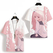 碧藍檔案 砂狼白子 鬼方佳代子 蔚藍周邊同款短袖t恤二次元痛衣服 10 XL