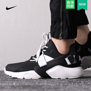 耐克（NIKE）新款女鞋夏季運動(dòng)鞋AirHuarache華萊士輕便舒適跑步鞋AH6804-600 AH6804-002經(jīng)典黑白色 38